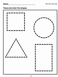 Image result for Drawing Basic Shapes Worksheets