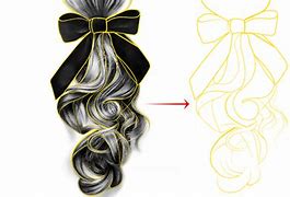 Image result for How to Draw Long Wavy Hair