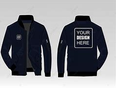 Image result for Vector Jaket Bomber Biru