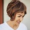 Image result for Curtain Bang Short Bob Haircut