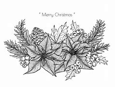 Image result for Christmas Leaf Drawing