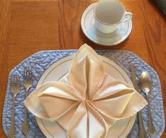 Image result for Dinner Napkin Folding