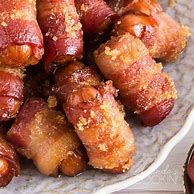 Image result for Bacon Wrapped Lil Smokies