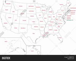 Image result for Outline of USA with States