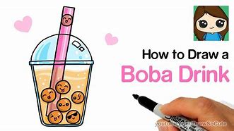 Image result for Boba Cartoon Drawing