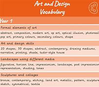 Image result for Art Vocabulary High School