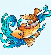 Image result for Biological Illustration of a Koi Carp