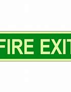 Image result for Fire Exit Sign Clip Art