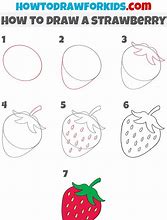 Image result for How to Draw Strawberry