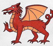 Image result for Welsh Dragon Easy to Draw