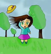 Image result for Windy Day Woman Art