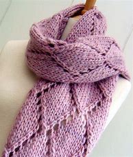 Image result for long scarf knitting patterns