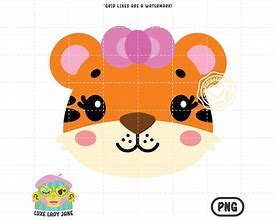 Image result for Baby Tiger Face Clip Art Outline