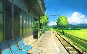 Image result for Prague Train Station in Anime