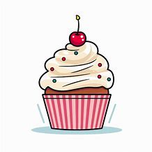 Image result for Birthday Cupcake Cut Out