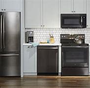 Image result for Dark Stainless Steel Appliances