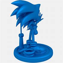 Image result for Sonic Head 3D Model