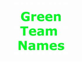 Image result for Green Team Names for Sports