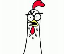 Image result for Scared Chicken Clip Art