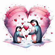 Image result for Valentine Penguin