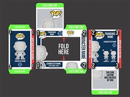 Image result for Funko POP Box Template Free