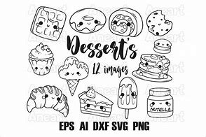 Image result for Desserts SVG