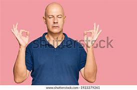 Image result for Bald Man Eyes Closed Looking Up