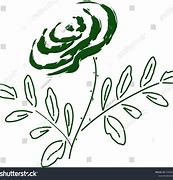 Image result for Green Flower Illustration