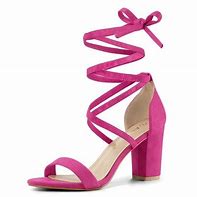 Image result for Baby Pink Lace Up Heels