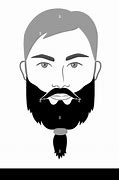 Image result for Beard Outline