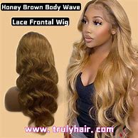 Image result for Wavy Honey Strawberry Brown Wig