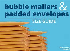 Image result for Padded Mailing Envelopes Sizes