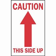 Image result for This Way Up Only Sign