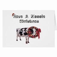 Image result for Dairy Cow Christmas Cards