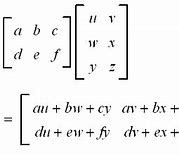 Image result for 3X2 Matrices