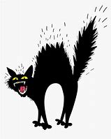 Image result for Scared Cat Outline