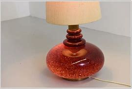 Image result for Amber Glass Lamp Base