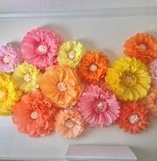 Image result for Tissue Paper Flower Wall