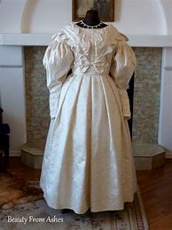 Image result for 1830s Wedding Dress