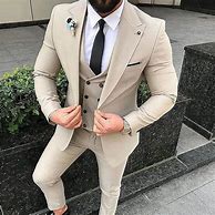 Image result for Men Beige Wedding Suits