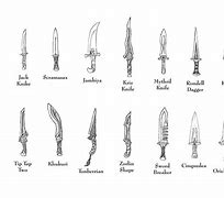 Image result for Dagger Blade Shapes