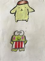 Image result for Pompompurin and Keroppi