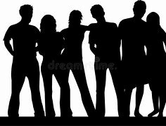 Image result for Free Clip Art Silhouette People