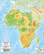 Image result for Map of Africa Labeled Physical Features