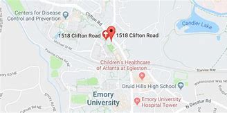 Image result for Emory University Campus Map