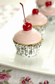 Image result for Cherry Cupcakes