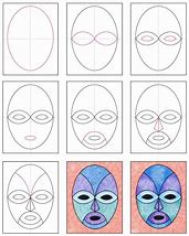 Image result for Easy to Draw Mask