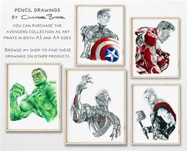 Image result for Avengers Realistic Sketch