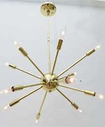 Image result for Solid Brass Sputnik Chandelier