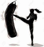 Image result for Kickboxing Clip Art